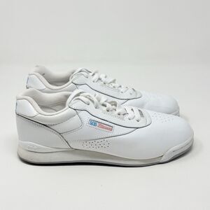 SAS Fitness Sneakers Shoes Womens 8 M White Leather Retro Gym Comfort Walking